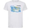 Kids T-shirt Zaporozhye is the capital of the world White фото