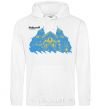 Men`s hoodie Nikolaev is the capital of the world White фото