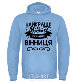 Men`s hoodie Straight outta Vinnitsa sport-grey фото