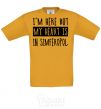 Kids T-shirt I'm here but my heart is in Simferopol cornsilk фото