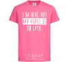 Kids T-shirt I'm here but my heart is in Lviv heliconia фото