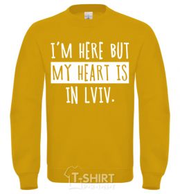 Sweatshirt Lviv is calling and i must go orchid-green фото