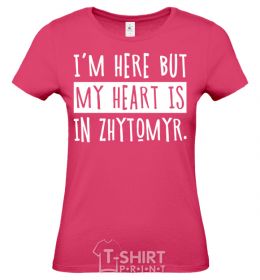 Women's T-shirt Zhytomyr Capital of world heliconia фото