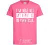 Kids T-shirt I'm here but my heart is in Vinnytsia heliconia фото