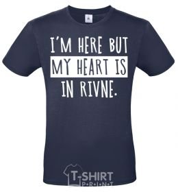 Men's T-Shirt Straight outta Rivne navy-blue фото