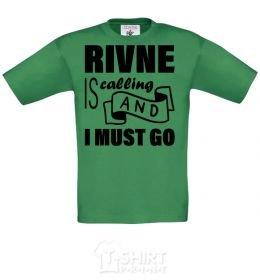 Kids T-shirt Rivne flag black фото