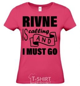 Women's T-shirt Rivne flag black фото