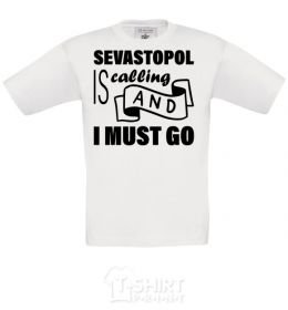 Kids T-shirt Sevastopol city royal-blue фото