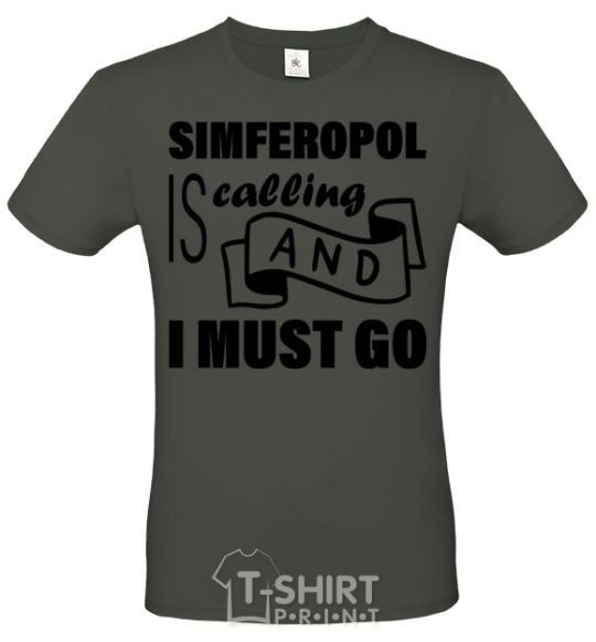 Men's T-Shirt Simferopol is calling and i must go millennial-khaki фото
