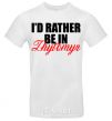 Men's T-Shirt I'd rather be in Zhytomyr White фото