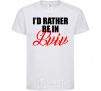 Kids T-shirt I'd rather be in Lviv White фото