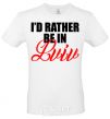 Men's T-Shirt I'd rather be in Lviv White фото