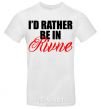 Men's T-Shirt I'd rather be in Rivne White фото