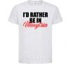 Kids T-shirt I'd rather be in Vinnytsia White фото