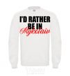 Sweatshirt I'd rather be in Mykolaiv White фото