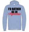 Men`s hoodie I'd rather be in Mykolaiv sky-blue фото