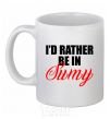 Ceramic mug I'd rather be in Sumy White фото