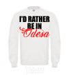 Sweatshirt I'd rather be in Odesa White фото