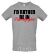 Men's T-Shirt I'd rather be in Zaporizhzhia grey фото