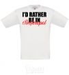 Kids T-shirt I'd rather be in Simferopol White фото