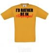 Kids T-shirt I'd rather be in Simferopol cornsilk фото