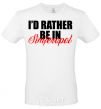 Мужская футболка I'd rather be in Simferopol Белый фото