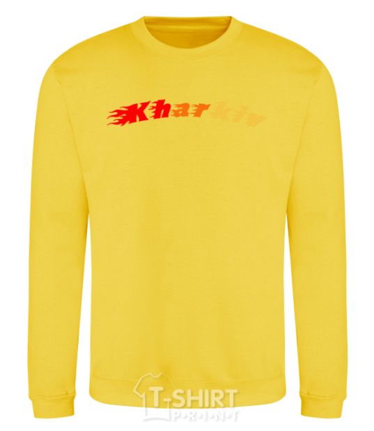 Sweatshirt Fire Kharkiv yellow фото