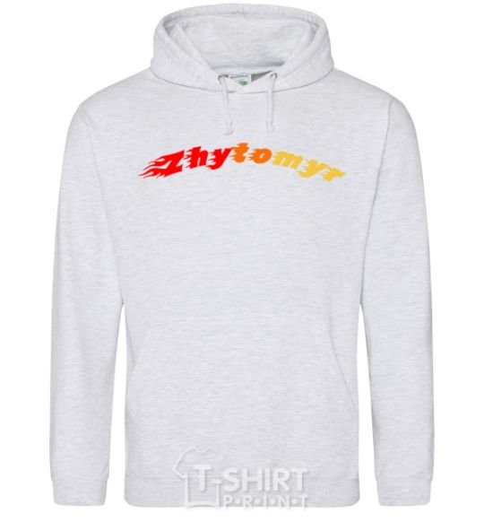 Men`s hoodie Fire Zhytomyr sport-grey фото