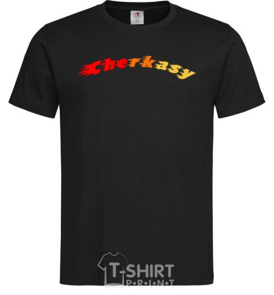 Men's T-Shirt Fire Cherkasy black фото