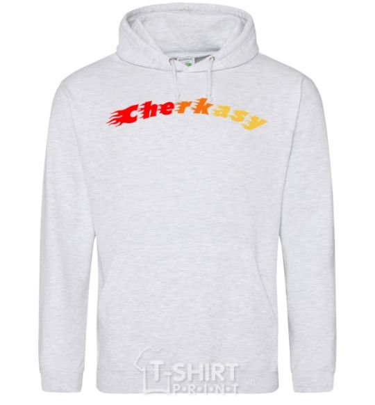 Men`s hoodie Fire Cherkasy sport-grey фото