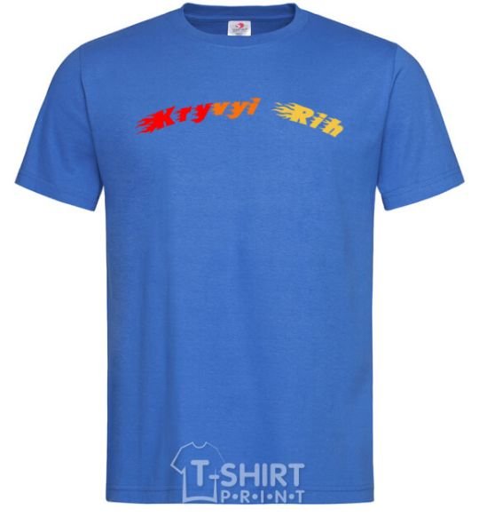 Men's T-Shirt Fire Kryvyi Rih royal-blue фото