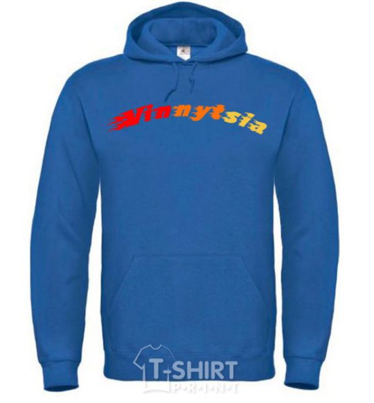 Men`s hoodie Fire Vinnytsia royal фото