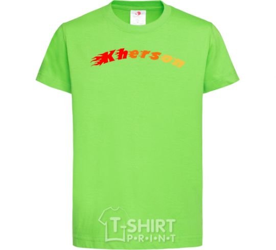 Kids T-shirt Fire Kherson orchid-green фото