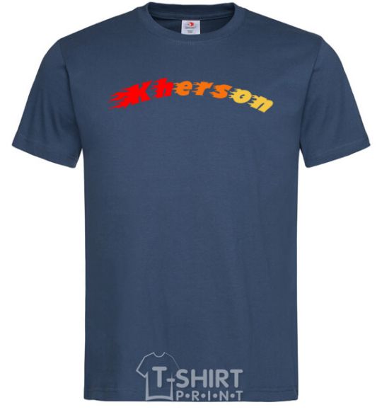 Men's T-Shirt Fire Kherson navy-blue фото