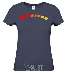 Women's T-shirt Fire Kherson navy-blue фото