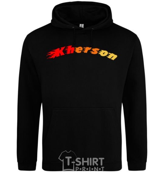 Men`s hoodie Fire Kherson black фото