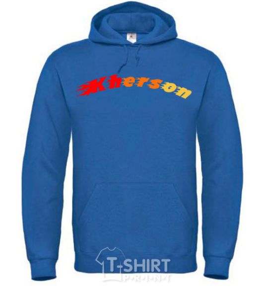 Men`s hoodie Fire Kherson royal фото