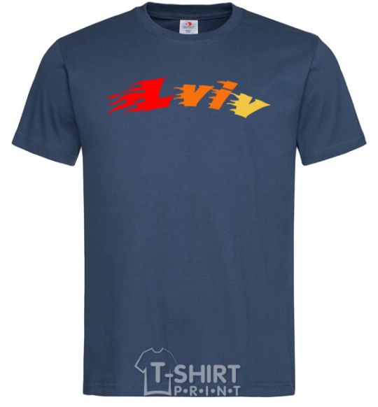 Men's T-Shirt Fire Lviv navy-blue фото