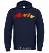 Men`s hoodie Fire Lviv navy-blue фото