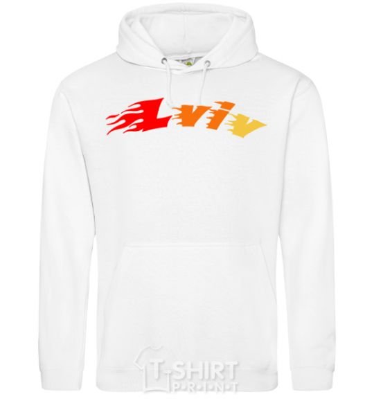 Men`s hoodie Fire Lviv White фото