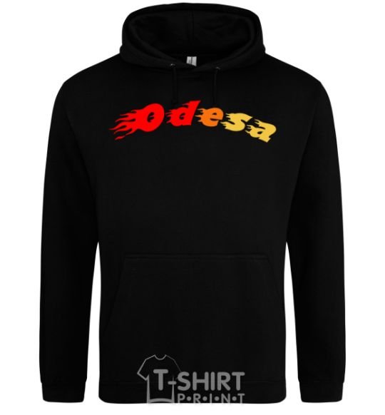 Men`s hoodie Fire Odesa black фото