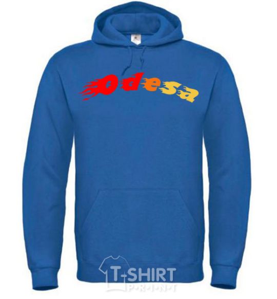 Men`s hoodie Fire Odesa royal фото