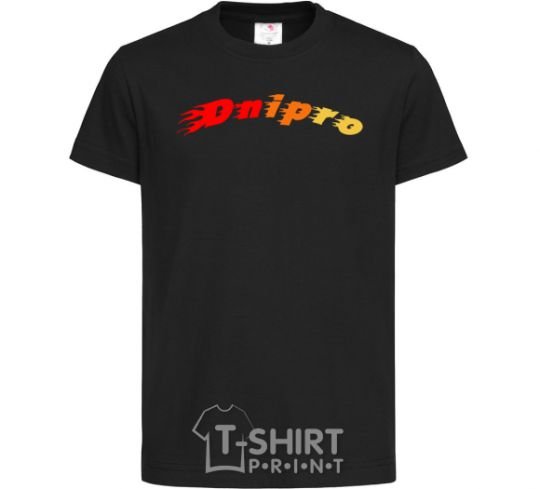 Kids T-shirt Fire Dnipro black фото