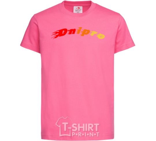 Детская футболка Fire Dnipro Ярко-розовый фото