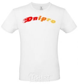 Men's T-Shirt Fire Dnipro White фото