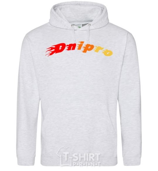 Men`s hoodie Fire Dnipro sport-grey фото