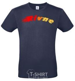 Men's T-Shirt Straight outta Rivne navy-blue фото