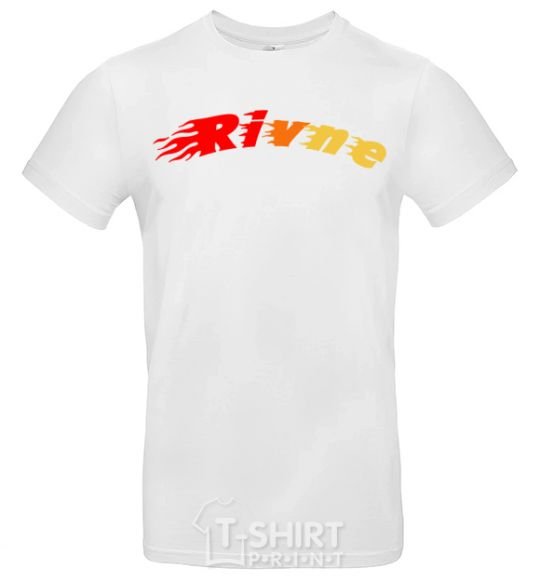 Men's T-Shirt Fire Rivne White фото