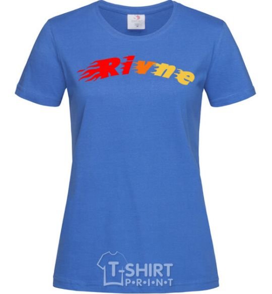 Women's T-shirt Fire Rivne royal-blue фото