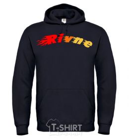 Men`s hoodie Rivne flag black фото